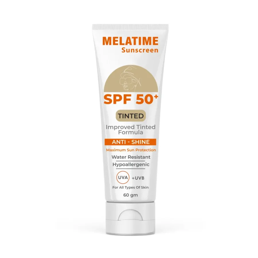 ميلاتايم واقي شمس SPF 50+ ملون - 60 جم