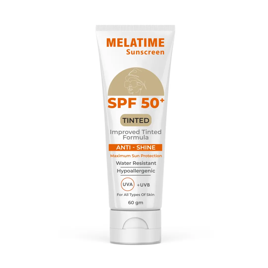 ميلاتايم واقي شمس SPF 50+ ملون - 60 جم