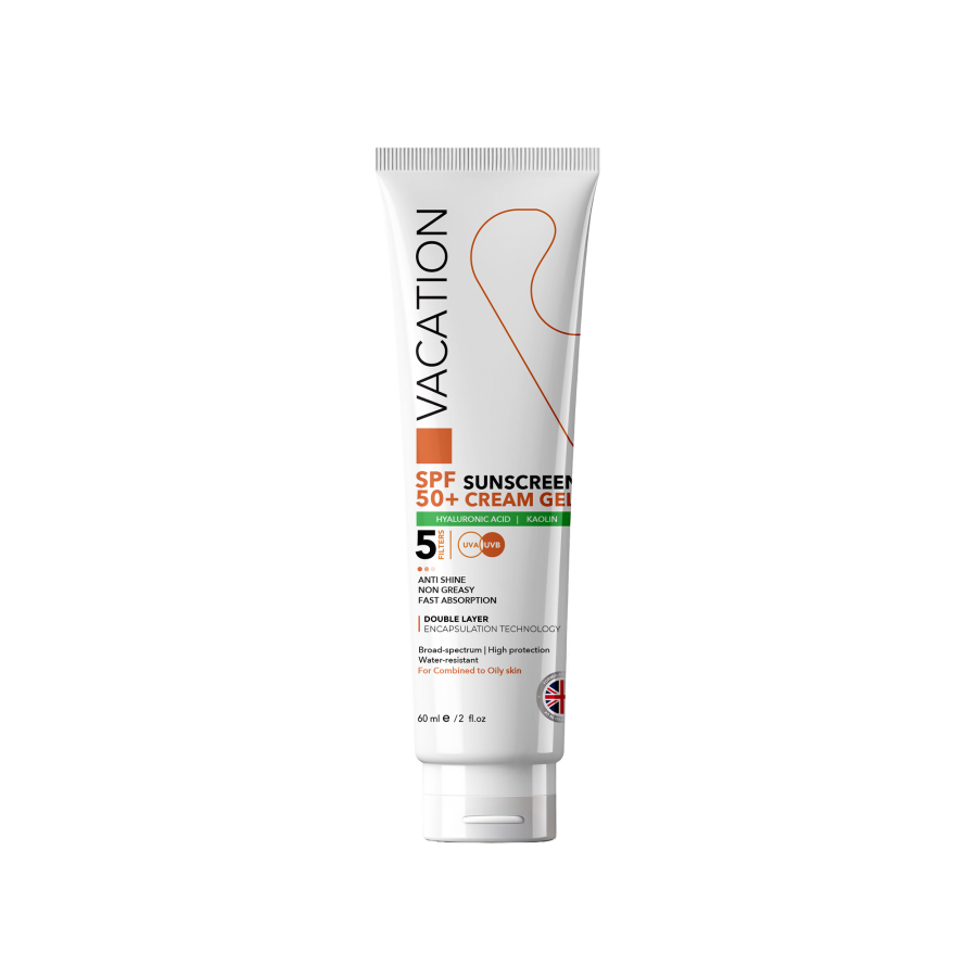 فاكيشن كريم جل واقي شمس SPF 50 للبشرة المختلطة إلى الدهنية 60 مل
