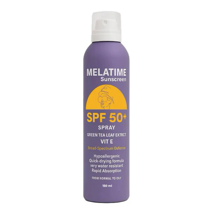 ميلاتايم واقي شمس سبراي SPF 50+ - 150 مل